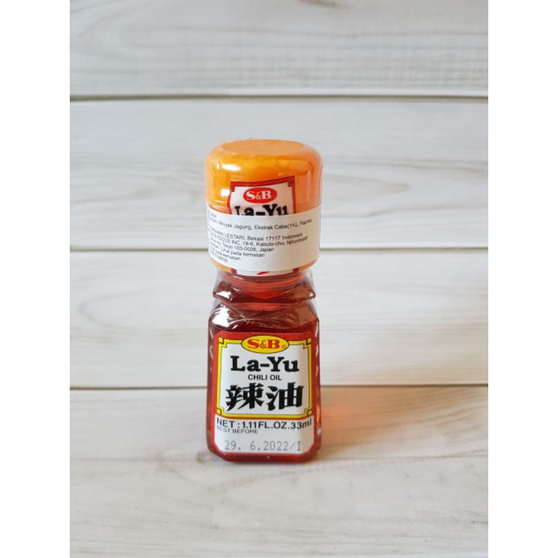 S&amp;B La Yu Minyak Cabai Jepang 33ml | Rayu Import Japan Chili Sesame Oil For Ramen