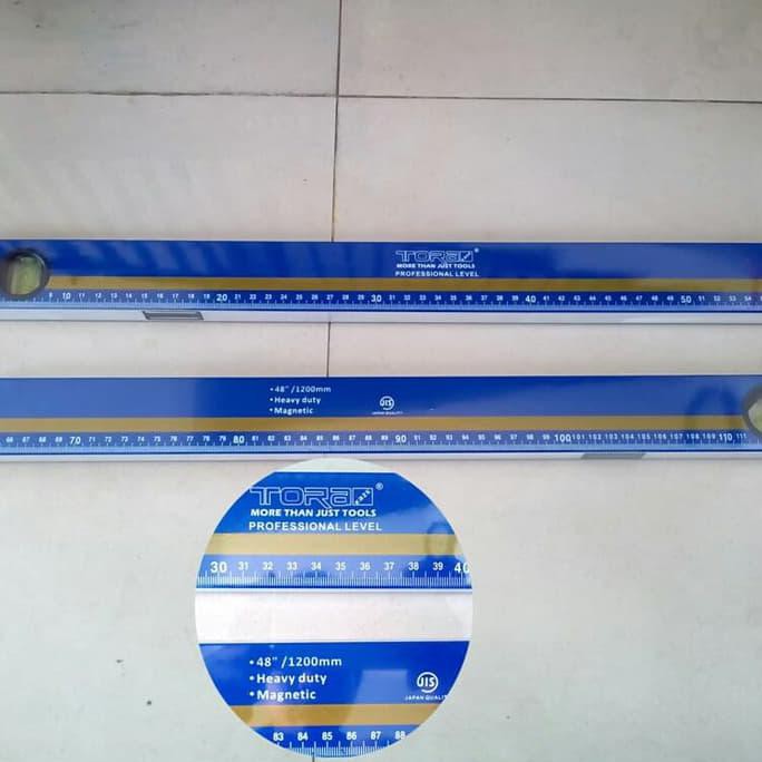 JUAL WATERPAS WATERPASS PANJANG 120CM MAGNET 48" INCH (KODE 007)