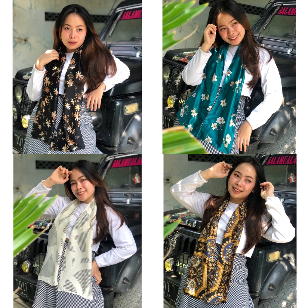 01-20 SYAL Motif Wanita Leher Fashion Batik Neckscarf