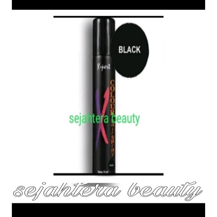 hair spray color 75 ml black x-pert