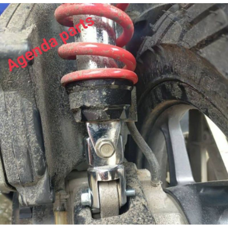 PENINGGI SHOCK BELAKANG MATIC+BAUT MODEL U PANTENG-PNP XTRIDE OLD/BISA JUGA UNTUK SHOCK VARIASI YG GAK ADA TABUNG BAWAH NYA