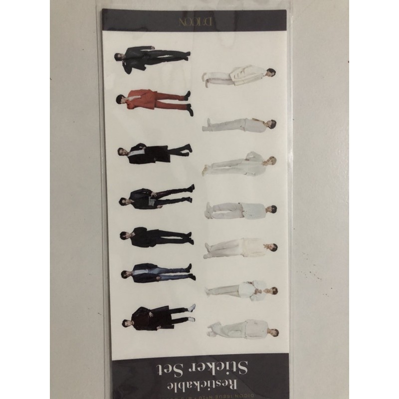 Sticker BTS Dicon Magazine