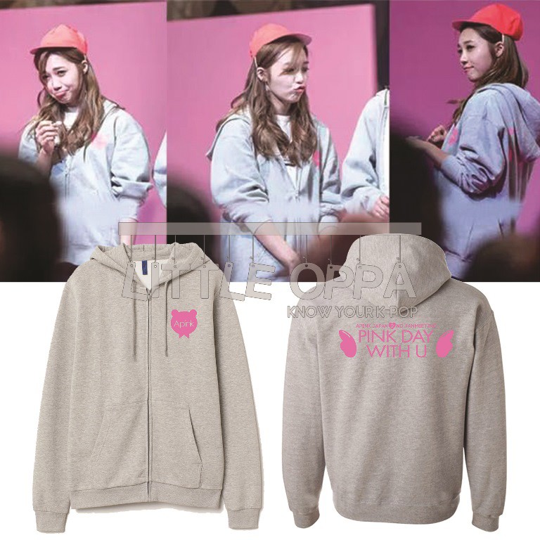 ZIPPER JACKET KPOP APINK 2ND FANMEETING PINK DAY WITH U