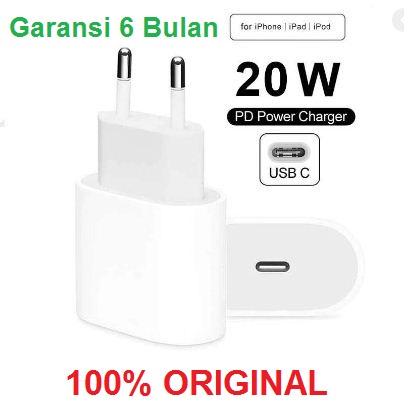 20W USB-C Power Adapter Original Kepala Pack