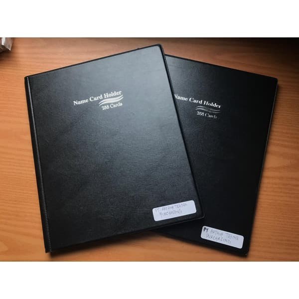 

Name Business Card Holder Tempat Buku album Kartu nama kredit 288 - Hitam
