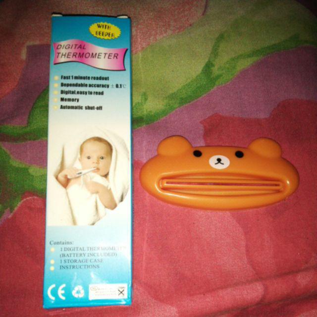 Penjepit Odol / Pasta Gigi Manual Motif Karakter Animal Lucu