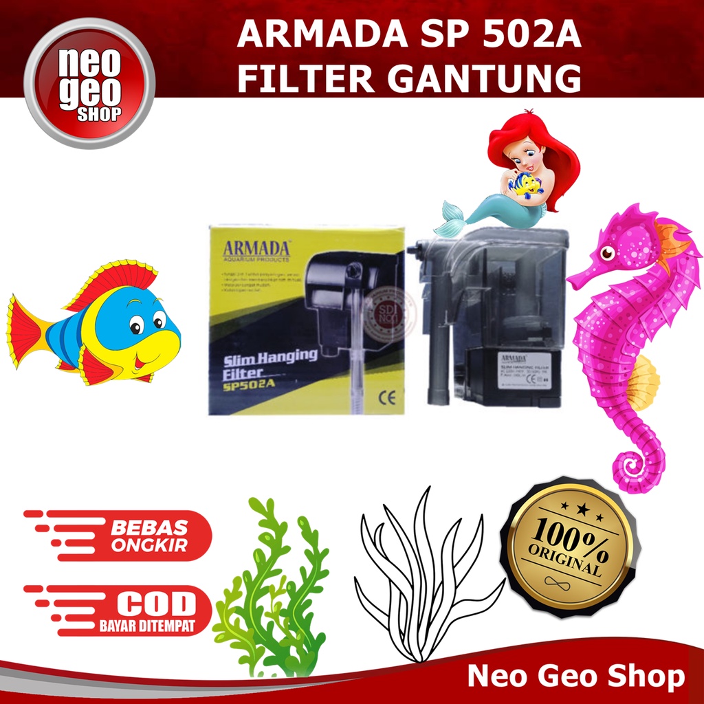 ARMADA SP502A SP 502 A hanging filter gantung hang on aquarium