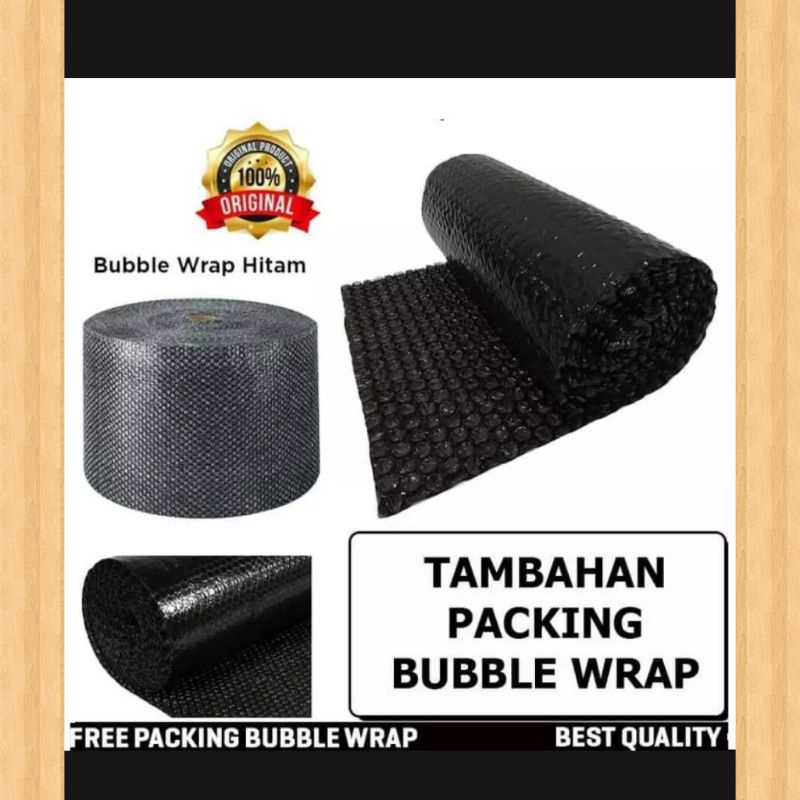 bubble wrap hitam untuk lapisan packing tambahan produk anda