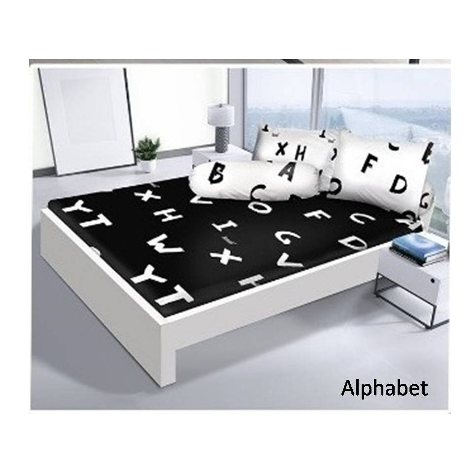 Sprei Hawaii Motif Alphabet