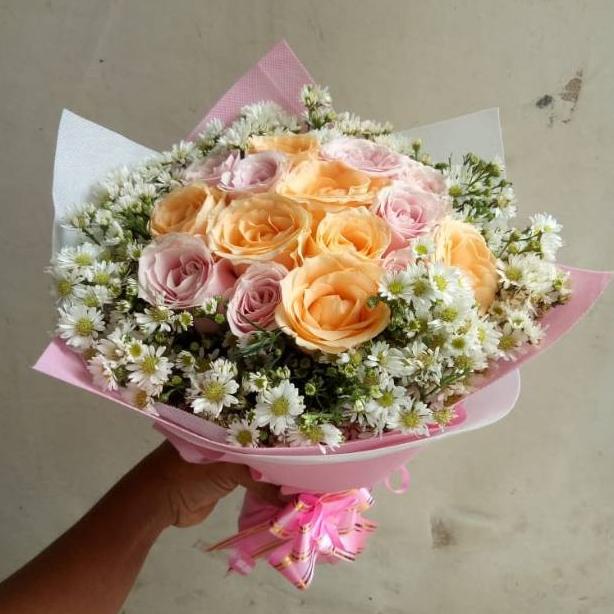 

KADO SEGAR BUNGA BUKET VALENTINE HADIAH PESTA SOUVENIR MAWAR ANNIVERSA DG654EAFVD