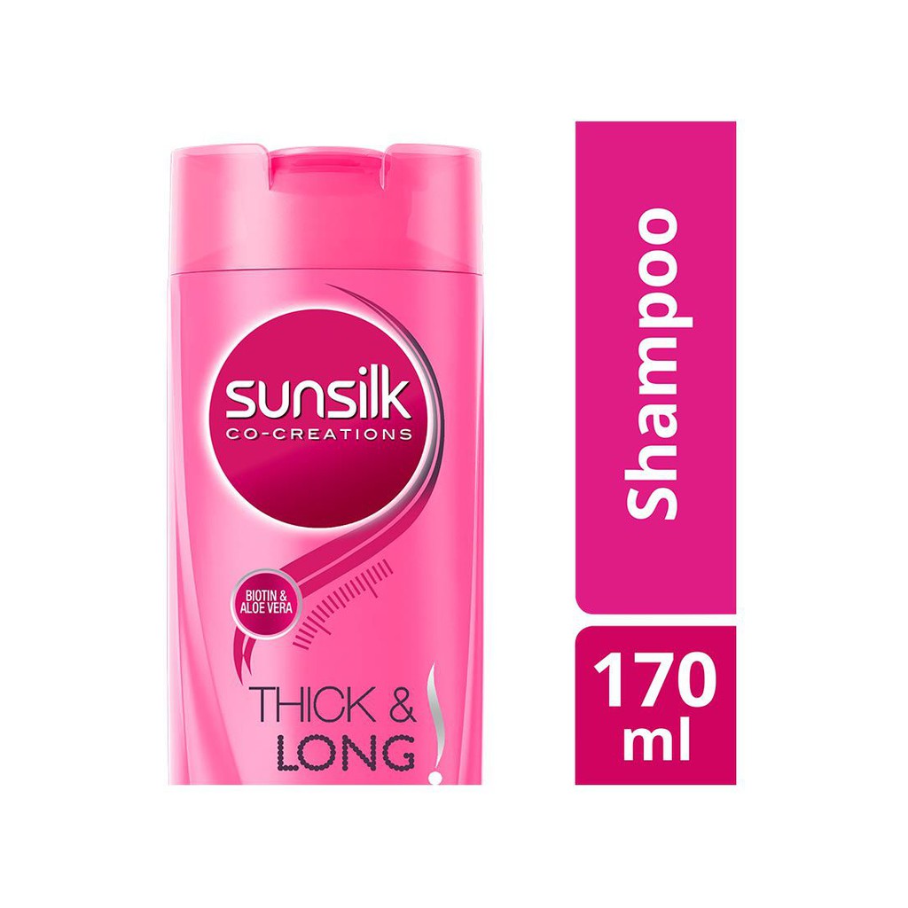 Sunsilk Thick &amp; Long Shampoo Rambut Panjang Tebal
