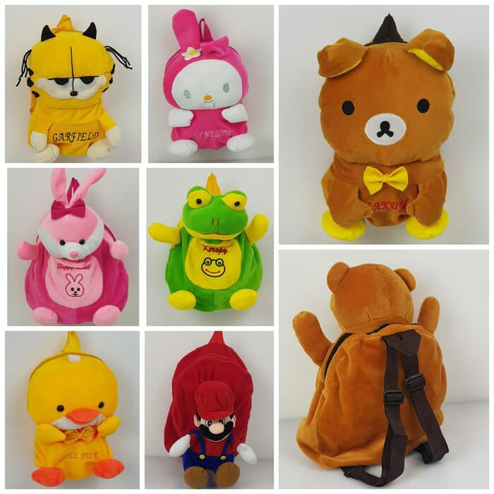 Tas ransel boneka #Tas ransel anak #Tas boneka anak #Tas karakter anak murah - goldies bags