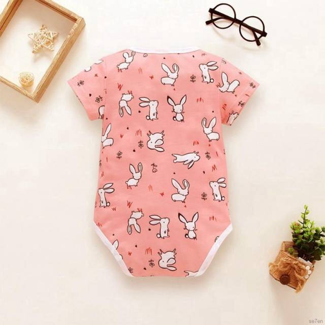 Jumpsuit Overall Jumper Sleepsuit Bayi Anak Perempuan Motif Bunny / Baju Bayi Newborn