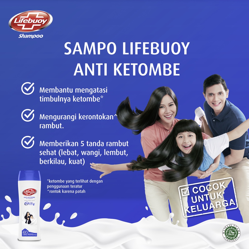 Lifebuoy Anti Dandruff Shampo Rambut Anti Ketombe Active Zinc 170ml Lawan Bakteri-5