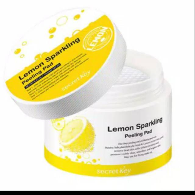Secret key lemon sparkling peeling pad 70 pads