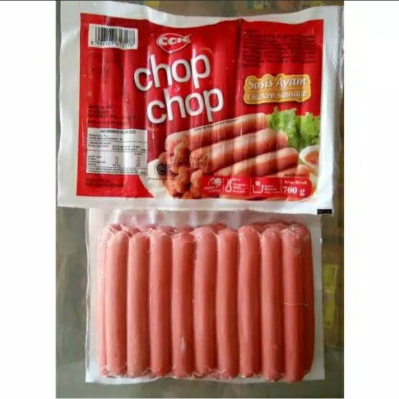 

Chop chop sosis short 700gr (sosis ayam pendek isi 30)