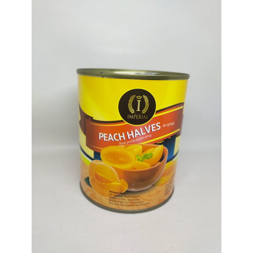 

IMPERIAL PEACH HALVES IN SYRUP 825GR