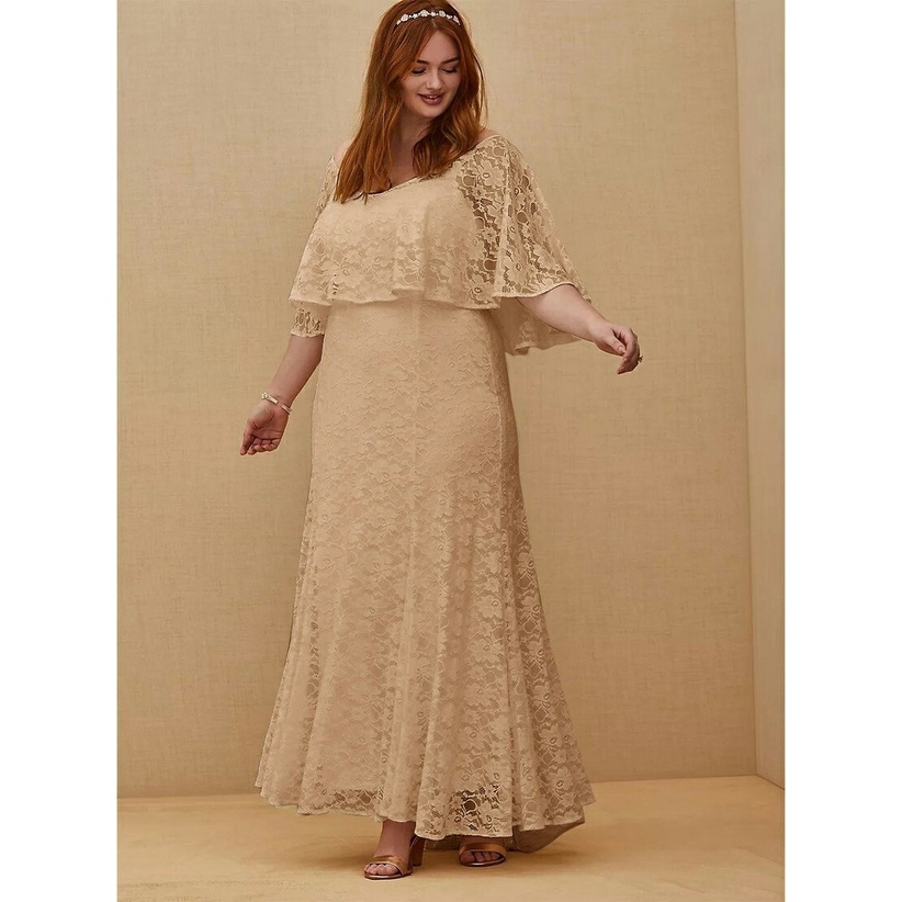 LONGDRESS DAISY SIZE L/XL BAJU PESTA FASHION WANITA /BRUKAT TERLARIS TERBARU