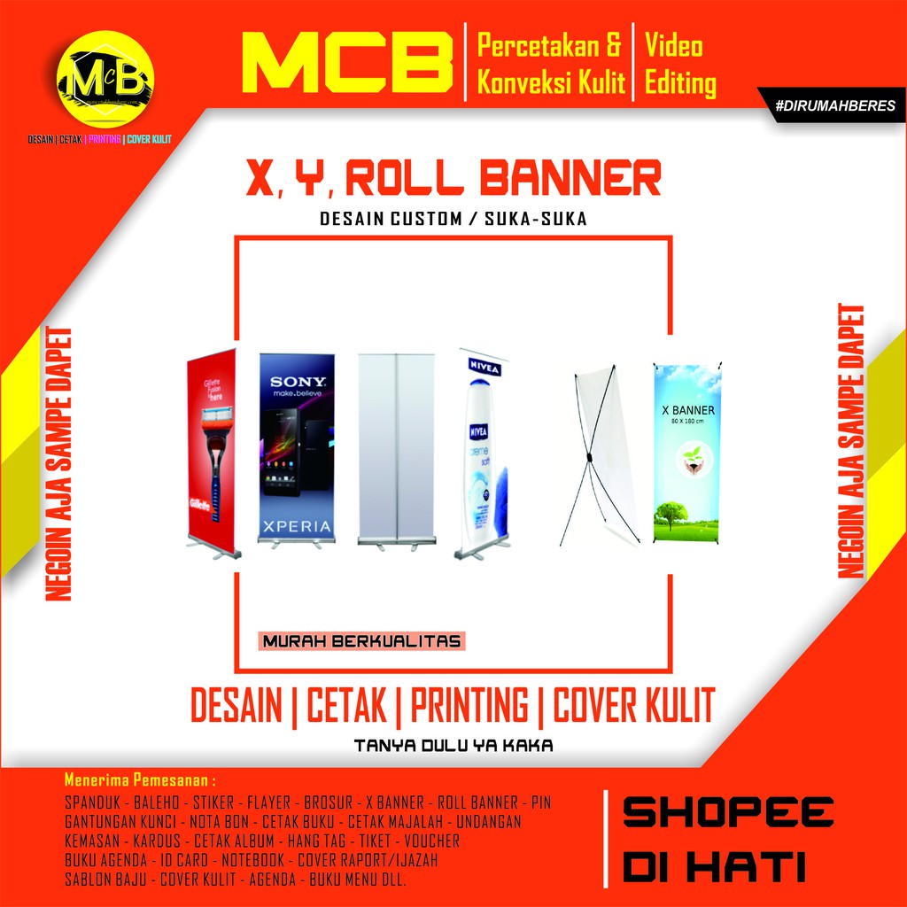 PRINT x, y, roll banner PLUS TIANG