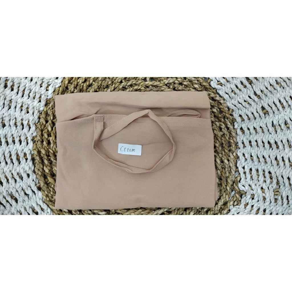 HIJAB MARYAM XXL ||  BERGO MARYAM DIAMOND ITALIANO XXL || JILBAB JUMBO-CREAM