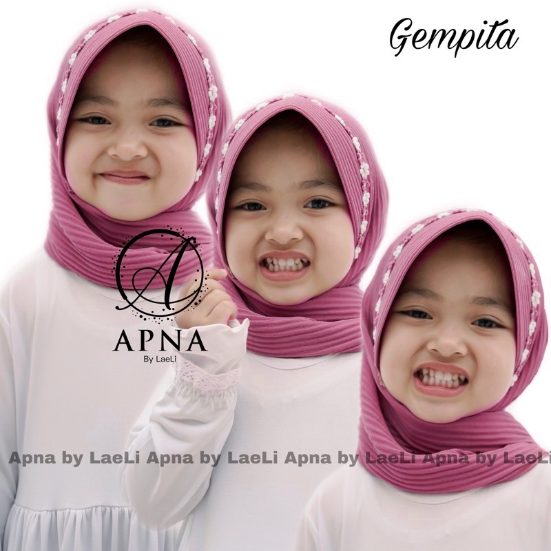 Pashmina Plisket Anak Murah Model Gempita ( BISA COD ) / Kerudung Pashmina Plisket Anak