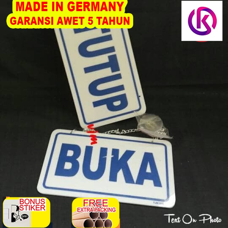 

Promo Acrylic BUKA TUTUP 15x9cm