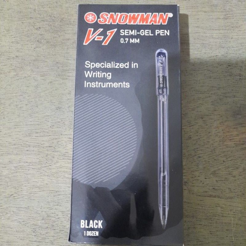 

Bolpen Snowman V-1 Hitam