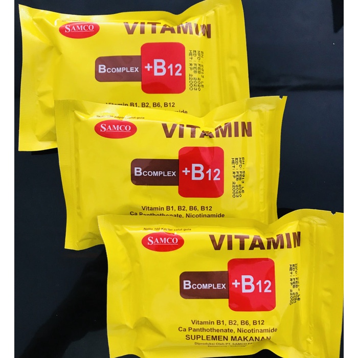 Vitamin B Complex Samco Zak Vitamin B Complex + B12 Isi 100 Kaplet- Betominplex Samco