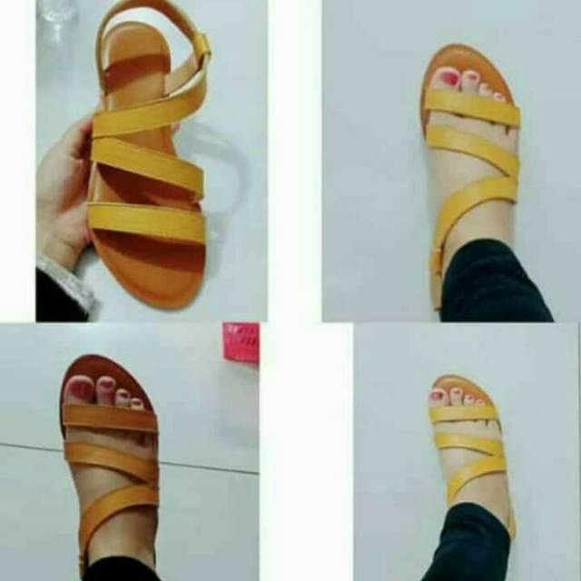 Sandal Kulit Asli, Model Julang Jaling / SANDAL KULIT WANITA - SANDAL KULIT GARUT - SANDAL KULIT