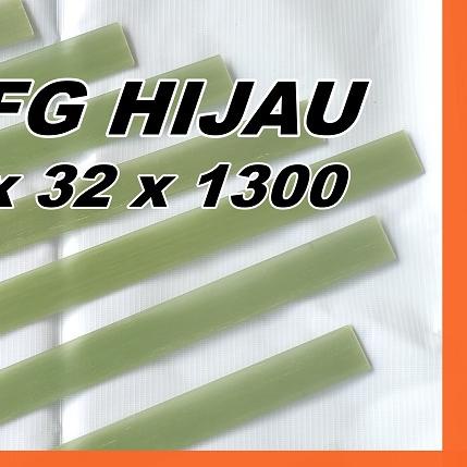۩ EFG 4 x 32 x 1300 EFG 4mm Fiberglass Bahan Busur Hijau Import Bending Butek Murah ❋
