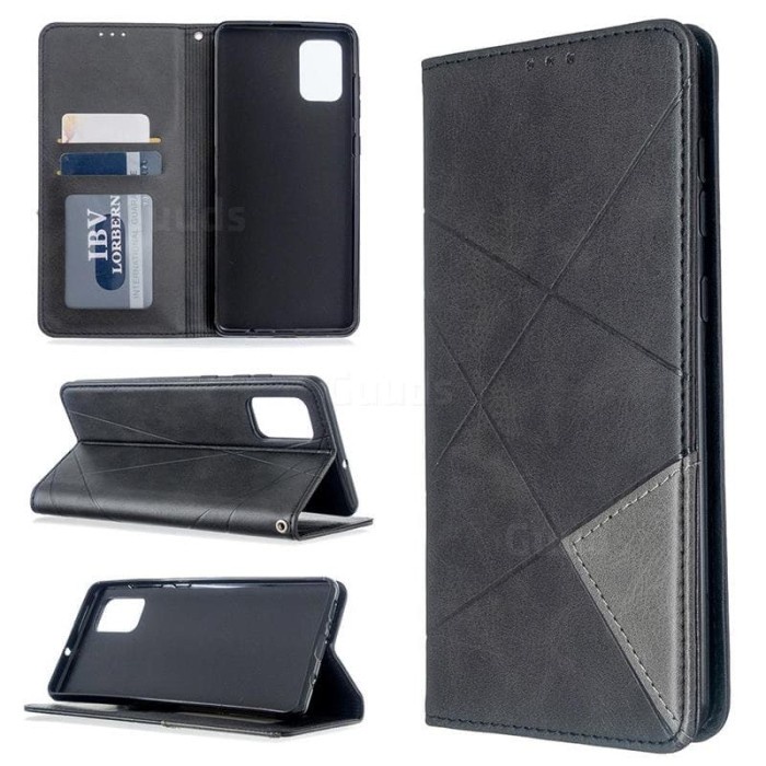 SAMSUNG GALAXY A51 FLIP COVER LEATHER WALLET GEOMETRIS DOMPET TPU A 51