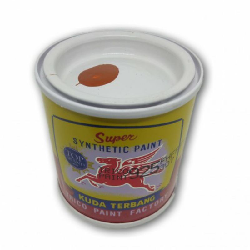 Cat Besi dan Kayu Kuda Terbang Kecil 0,1 liter 925 Coklat Muda