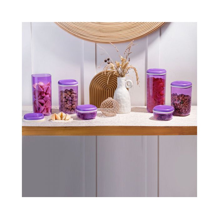 Tupperware CRYSTAL CANISTER SET (6)