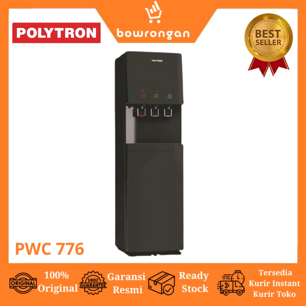 POLYTRON Hydra Bottom Loading Gallon Bawah Water Dispenser PWC 776