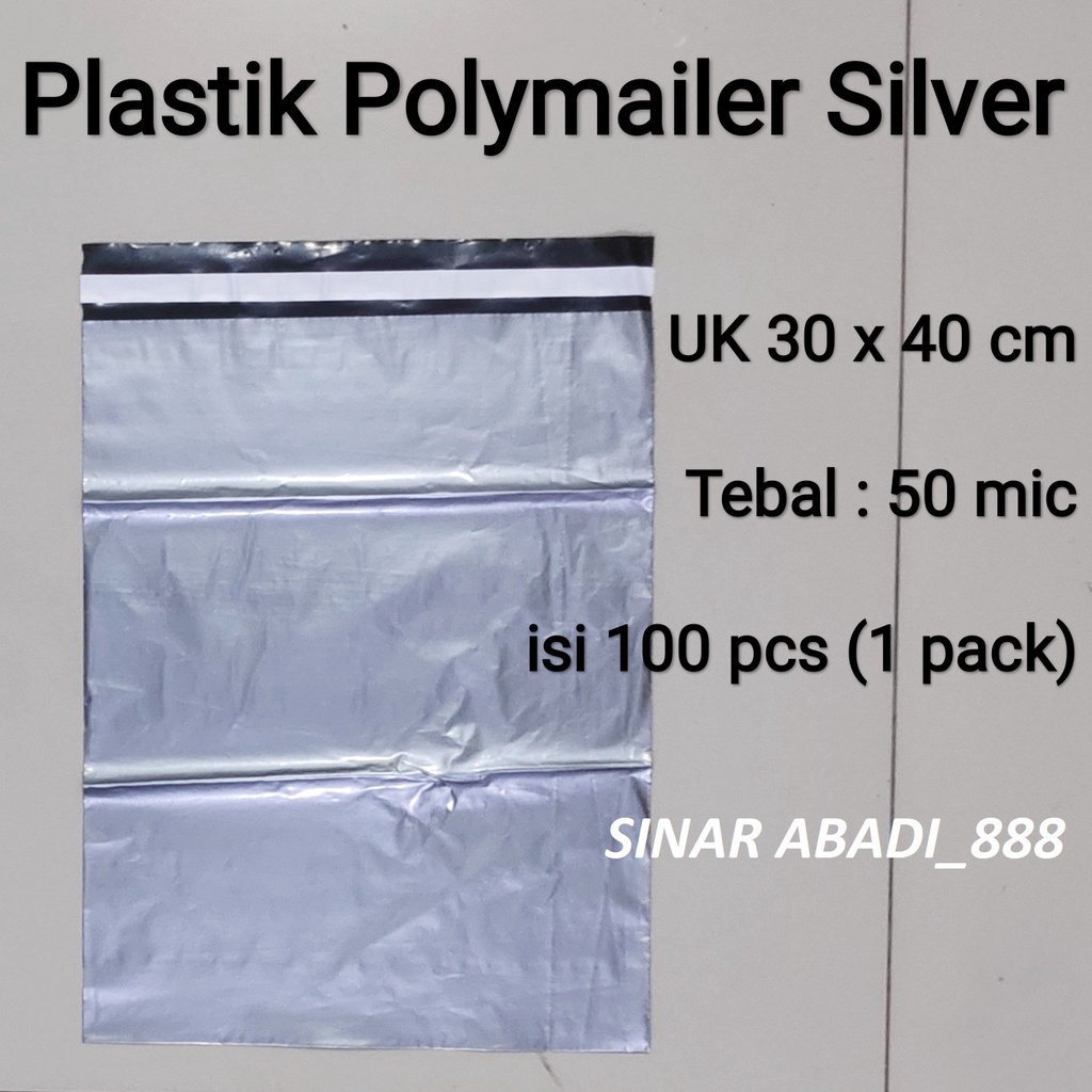 

plastik packing lem / plastik polymailer silver / hitam / putih / pink SEMUA UKURAN