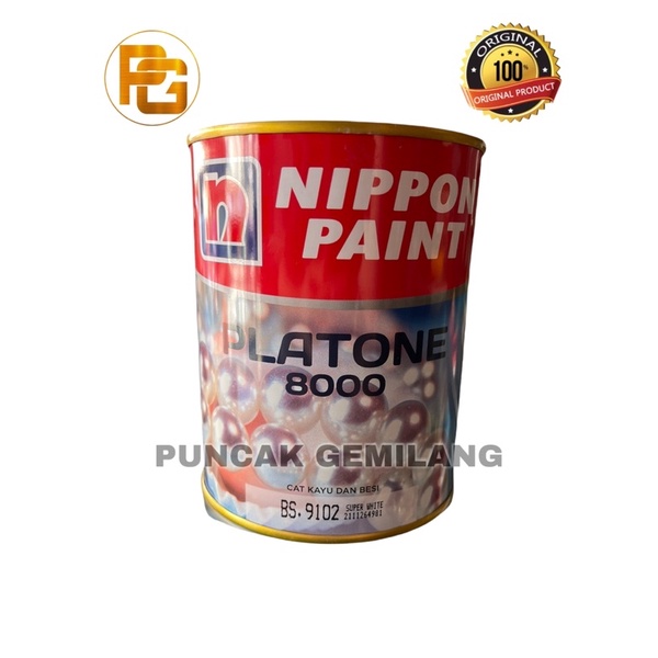 Cat Minyak Platone 8000 Kayu Besi / Cat Minyak Nippon Paint 0.85 L Kayu Besi Kusen Murah