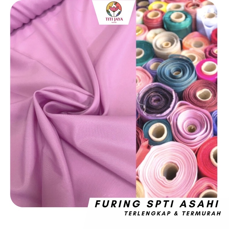 Foto (TERMURAH !) FURING KATUN SPTI ASAHI PRIMA / INTERLINING INNER LAPISAN DALAM BAJU / PURING