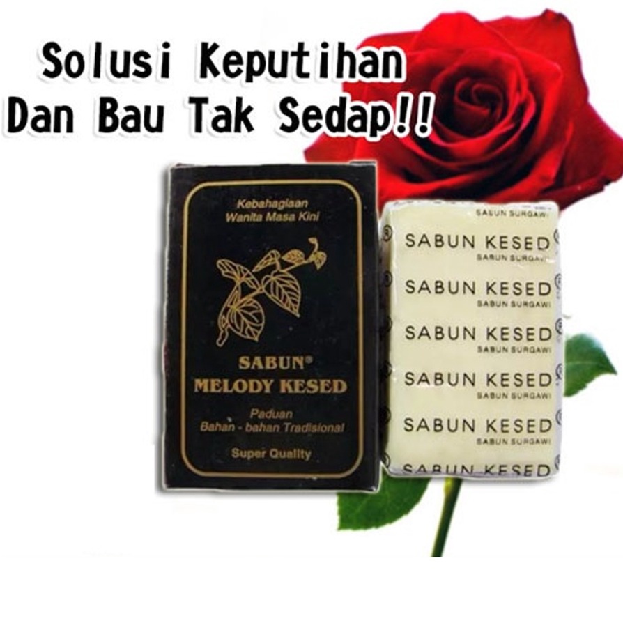 PEMBERSIH KEWANITAAN - Sabun Keset Melodi Sabun Sirih Sabun Melodi Keset Sabun Sirih Batangan - Herb