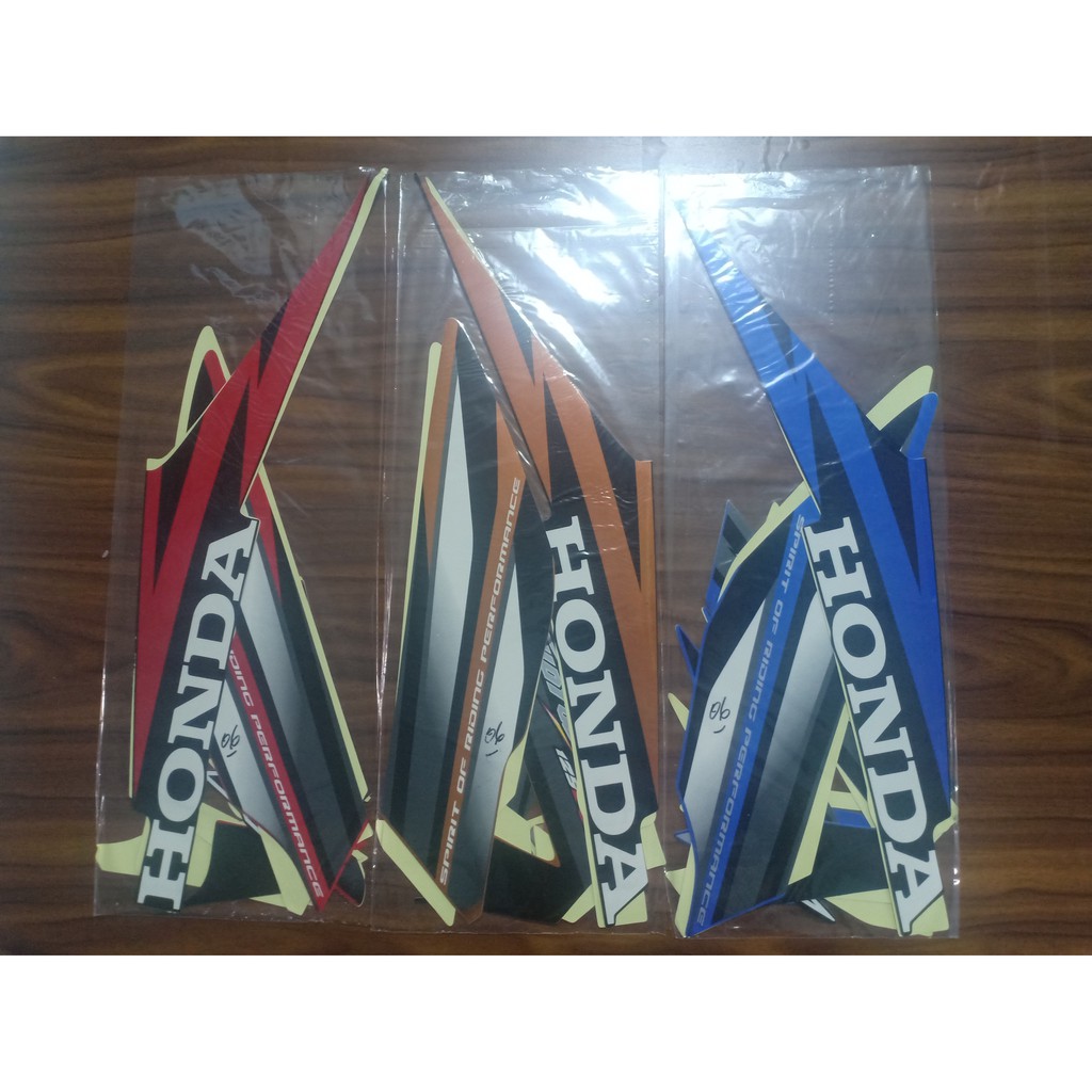 Striping sticker Honda Supra X 125 R 2006