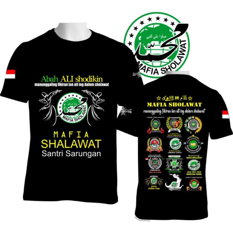 KAOS MAFIA SHOLAWAT LENGAN PENDEK//KAOS MAFIS LOGO//KAOS SHOLAWAT DISTRO ORIGINAL