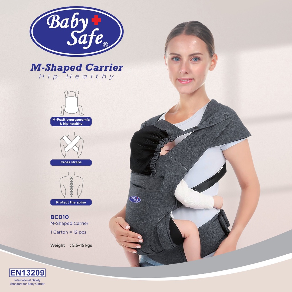 Baby Safe Baby Carrier BC010 / Gendongan Bayi / Baby Safe