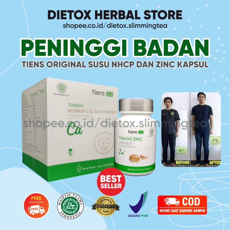 (TERLARIS) PENINGGI BADAN / PENINGGI BADAN TIENS / SUPLEMEN PENINGGI BADAN / PENINGGI DEWASA / paket