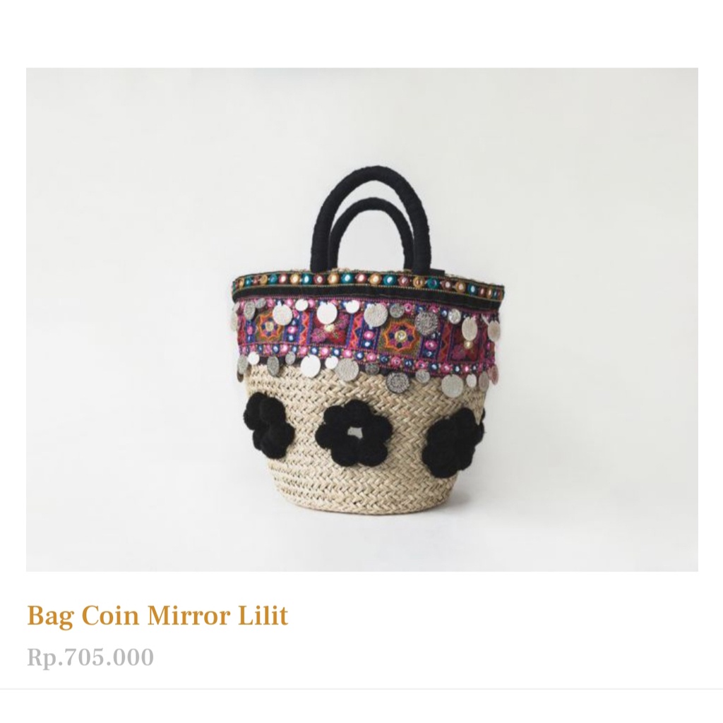 Handmade Handbag - Coin Mirror//Tas Wanita - Handmade//Tas Anyaman Rotan Wanita//Tas Unik