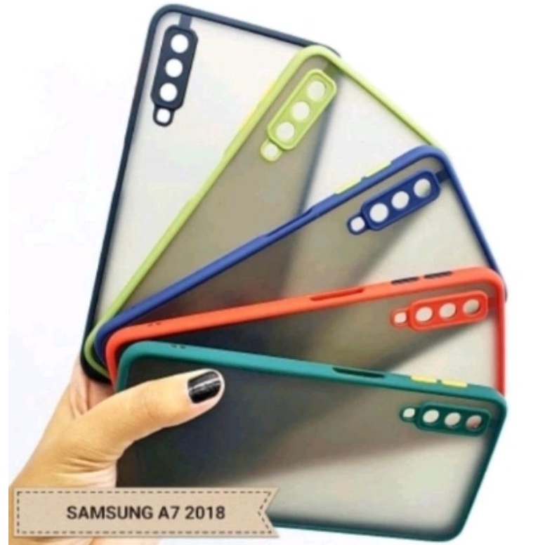 SLIKON/CASE CASING AERO SAMSUNG A7 2018. MY CHOISE+PELINDUNG CAMERA BELAKANG