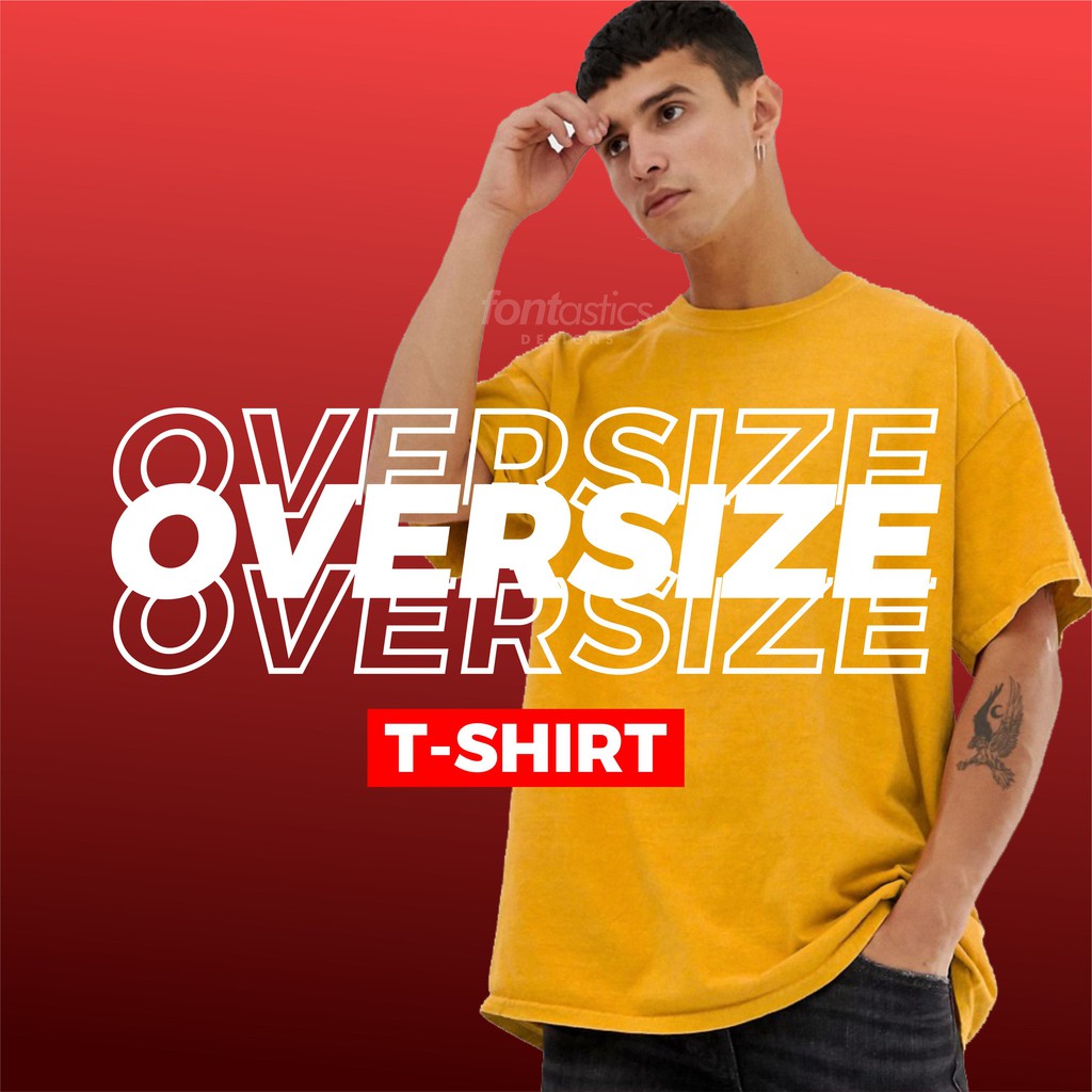 KAOS OVERSIZE POLOS PRIA WANITA KOREAN JAPAN STYLE OVERSIZED BIG SIZE