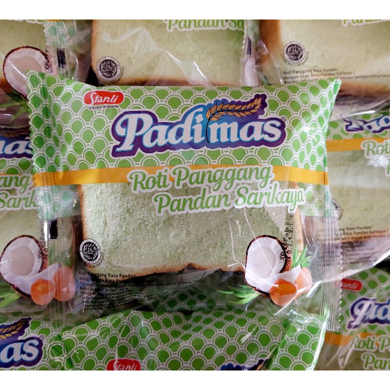 Padimas Roti Panggang / Padimas Ropang 65 gr-Pandan srikaya