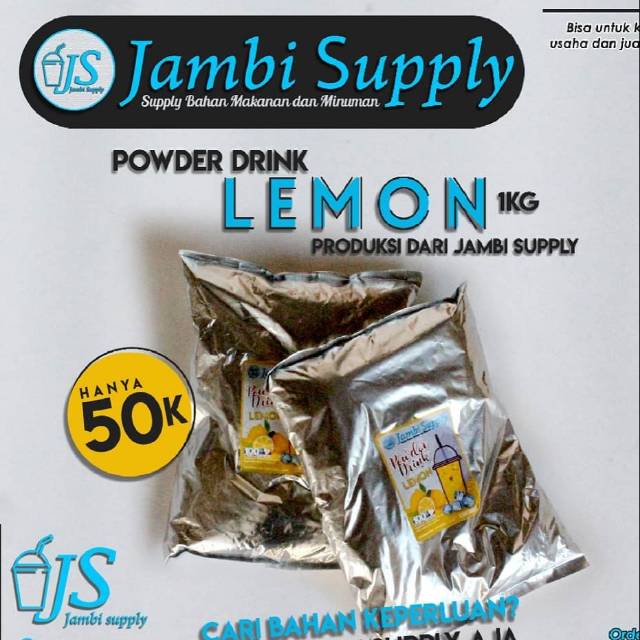 

Bubuk minuman lemon