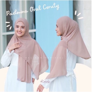 Pashmina Oval Ceruty Baby Doll Premium I Pashmina Malay Curve Oval