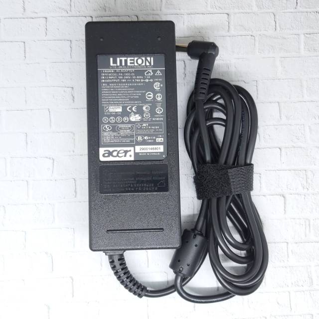 Adaptor charger original acer 19v 4,74a