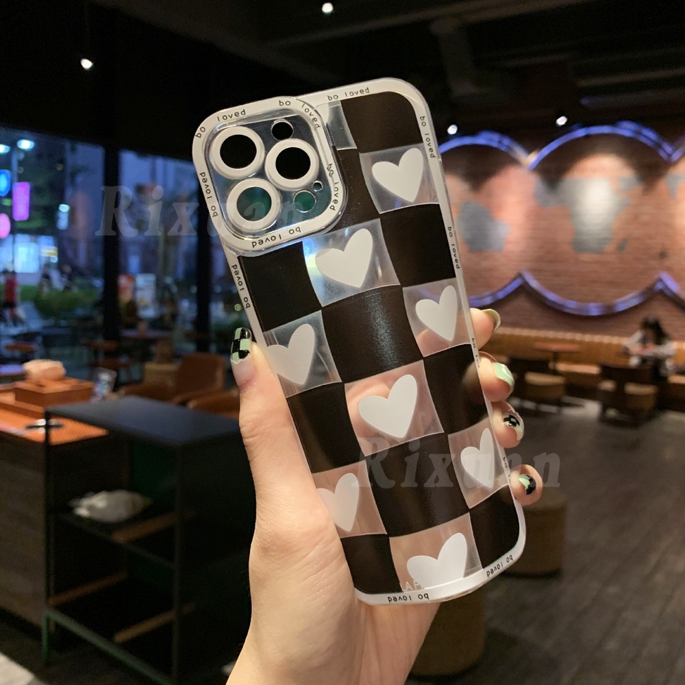 Casing Soft Case TPU Motif Hati Untuk Realme 8i / 9i / C35 / C31 / C11 / 2021 / C21Y / C25 / C15 / C12 / C3 / C2 / 5 / 5i / 6i / Narzo / 30A